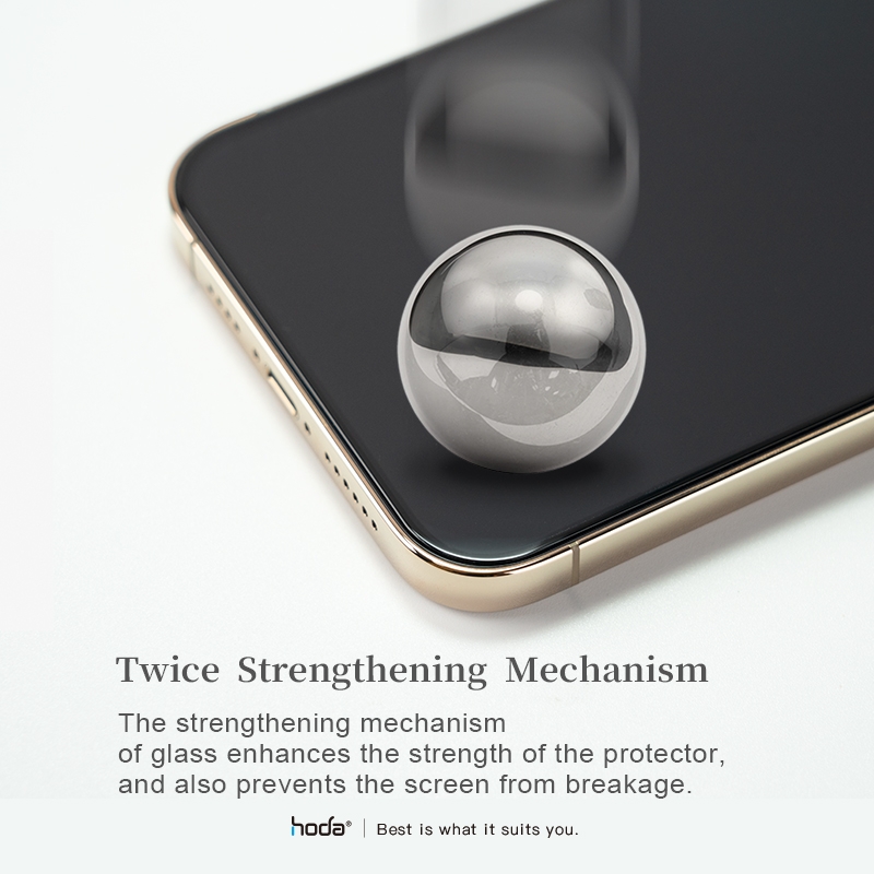 Cường lực iPhone 13 series Hoda chống tia xanh và vân tay