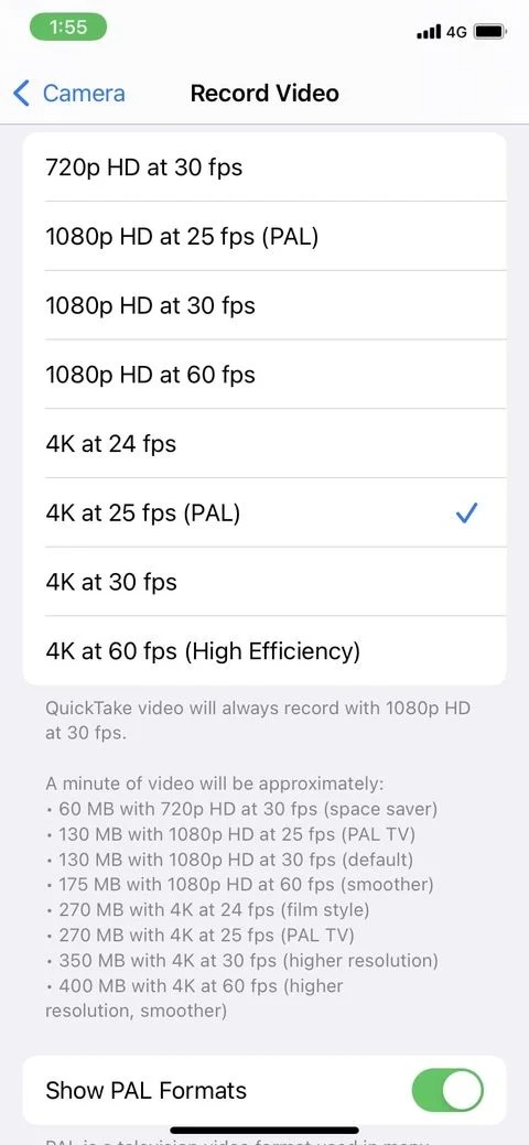 Thay đổi chất lượng video trên iPhone: Làm thế nào và tại sao phải làm vậy?