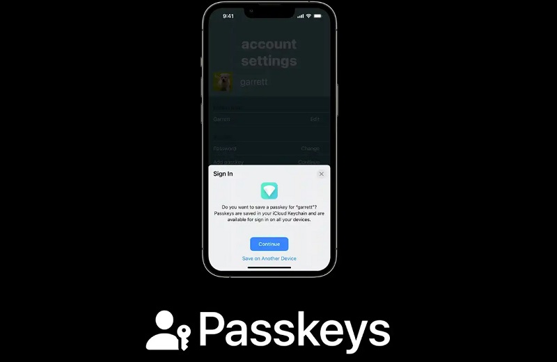 Sản phẩm Apple sử dụng công nghệ Passkeys đăng nhập không cần mật khẩu 
