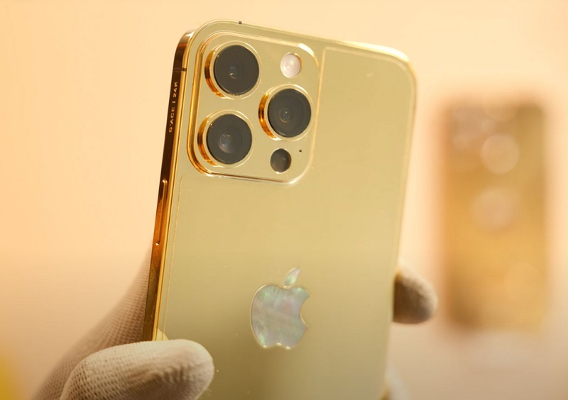 iPhone 14 Series có thể được mạ vàng kim óng ánh, làm tăng thêm giá trị sản phẩm 