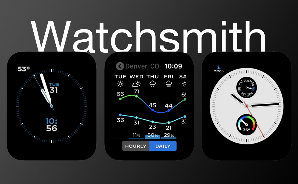 Ứng dụng Watchsmith  cung cấp hơn 37 tùy chỉnh khác nhau để có thể tùy chỉnh hoàn toàn mặt đồng hồ của Apple Watch