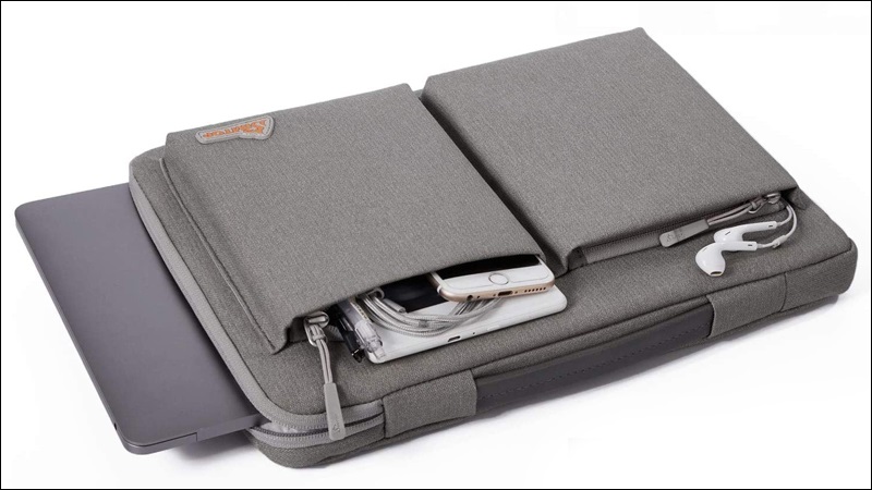 Túi chống sốc SIMTOP Business Pocket 15.6''-Kiểu dáng thanh lịch, 2 ngăn chứa phụ phía trước