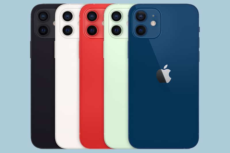iPhone 12 Mini có 5 màu sắc trẻ trung
