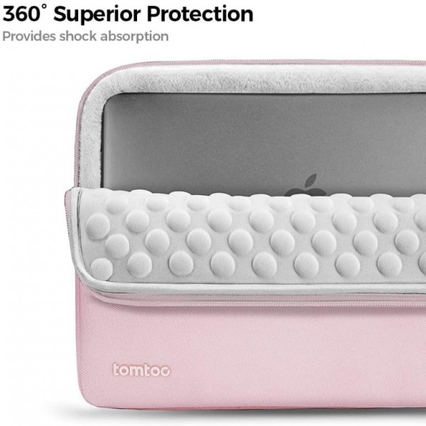 A13-C02C - TÚI CHỐNG SỐC TOMTOC PROTECTIVE MACBOOK PRO AIR 13” NEW PINK A13-C02C - 4