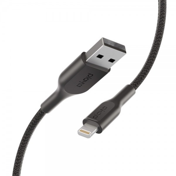 PMBK1002YZ1M - Cáp USB-A to Lightning Belkin Playa 12W vỏ dù 1M - 3