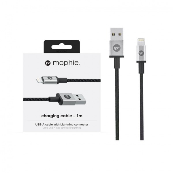MOPHIEATOLWT - Cáp USB-A to Lightning Mophie MFi 1M - 3
