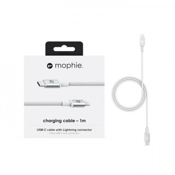 MOPHIECTOLBK - Cáp USB-C to Lightning Mophie MFi 1M - 2