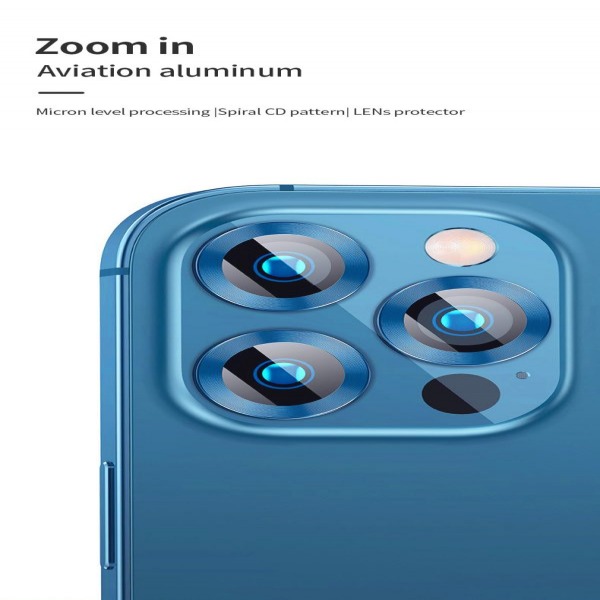 BJ301GD - Dán bảo vệ Camera iPhone 12 Pro chính hãng Mipow Glass Alumium - BJ301 - 3