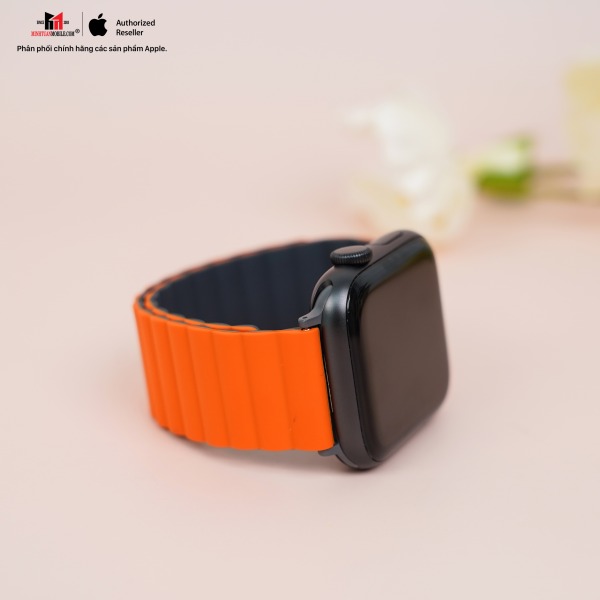 UNIQ41REVBLUBLK - Dây đeo Apple Watch UNIQ Revix Reversible Magnetic Silicone Strap - 5