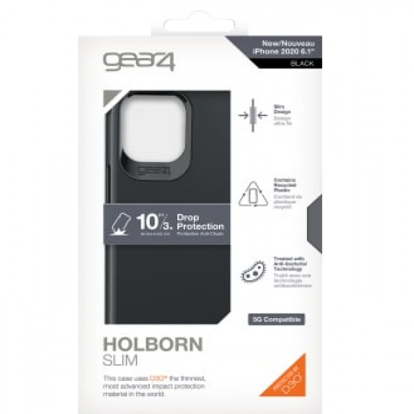 702006037. - Ốp lưng chống sốc Gear4 D3O Holborn Slim 3m cho iPhone 12 Mini - 2