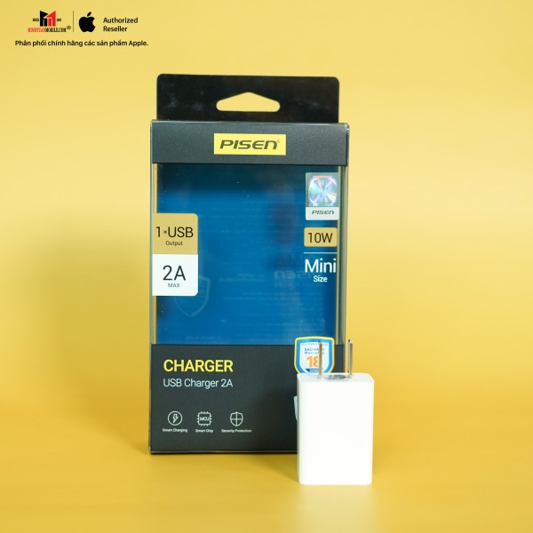 TSC132 - Cốc sạc Pisen 10W USB-A Smart Charger 2A TSC132 - 2