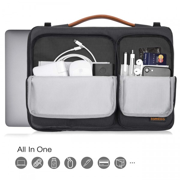 A42E02D - Túi xách chống sốc MacBook Pro 15 inch Tomtoc Shoulder Bags - 2