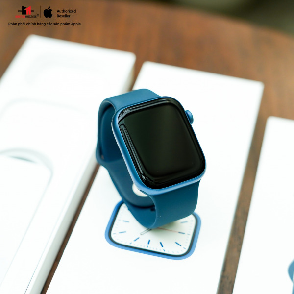 AW S7 LTE 45MM BLUE VN 99 FULLBOX LIKENEW - [KÈO THƠM] Apple Watch S7 LTE 45mm Fullbox Likenew - Chính Hãng VN A - 5
