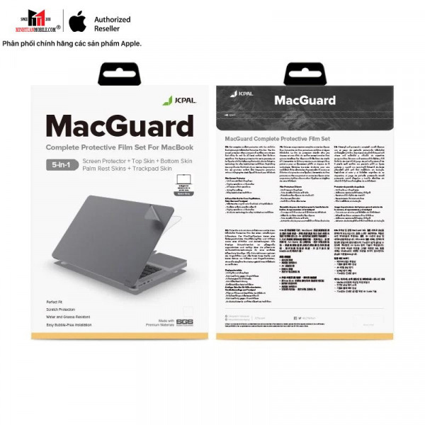 JCP2432 - Bộ dán MacBook Pro 16 inch 2021 JCPAL 5 in 1 - 6