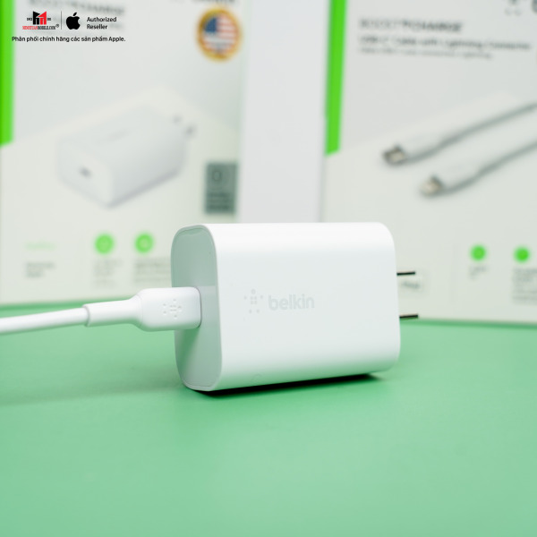 WCA004DQWH - Cốc sạc nhanh Belkin 25W Type-C PD Wall Charger - 9