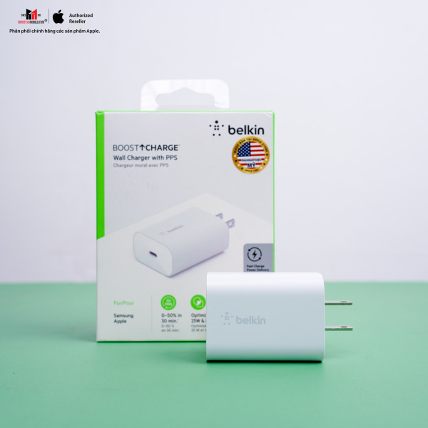 WCA004DQWH - Cốc sạc nhanh Belkin 25W Type-C PD Wall Charger - 14