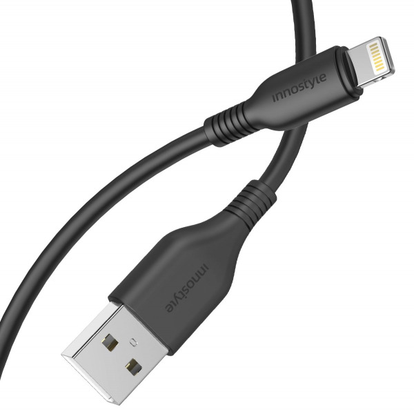 JIAL150LBL - Cáp USB-A to Lightning Innostyle Jazzy MFi 1.5M JIAL150 - 7
