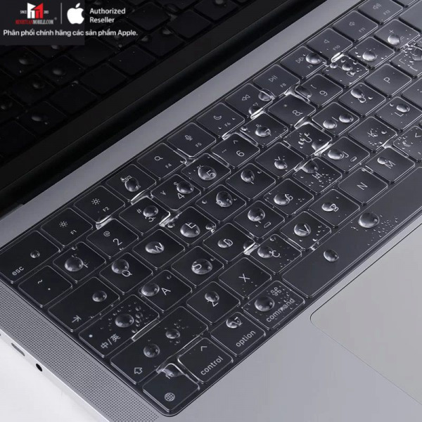 JPP1316M1CL - Phủ phím MacBook Pro M2 M1 2020 JRC trong suốt siêu mỏng - 3