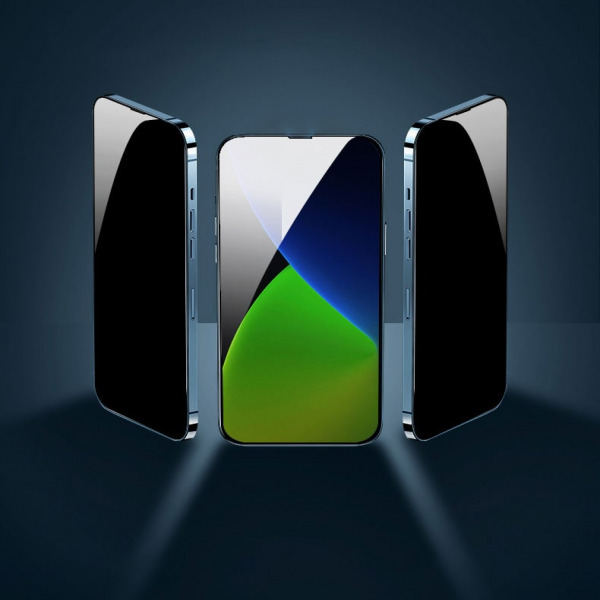 BJ413BK - Cường lực chống nhìn trộm iPhone 14 13 13 Pro Mipow Kingbull Premium Silk HD (2.7D) - 7