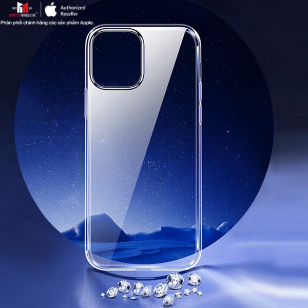 ST14ACR - Ốp lưng iPhone 14 Mipow Soft TPU Crystal Clear - 2
