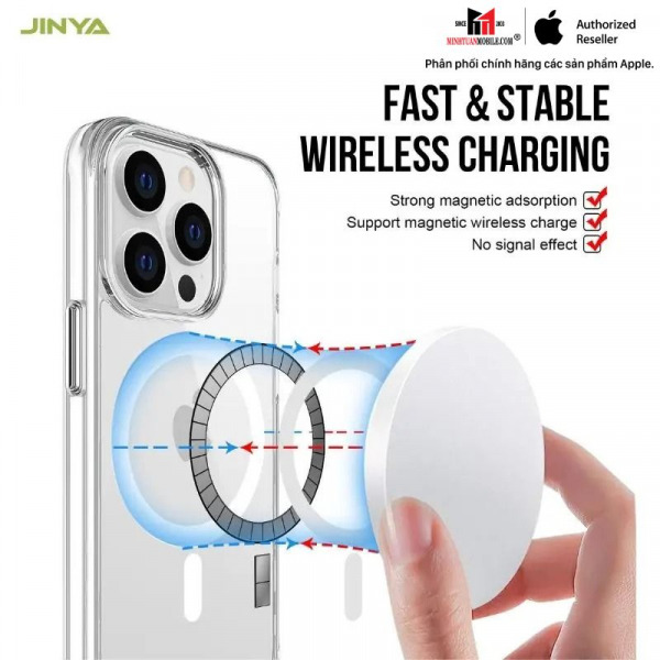 JA6429 - Ốp lưng Magsafe iPhone 14 Pro Jinya Crystal - 4