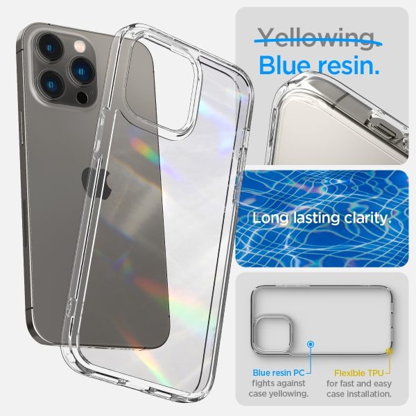 ACS04960 - Ốp lưng iPhone 14 Pro Spigen Ultra Hybrid Crystal Clear - 7