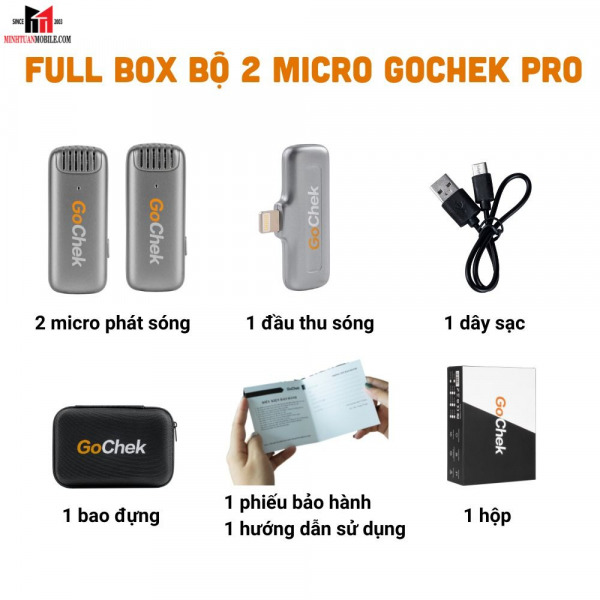 GCB02PRO - Micro thu âm GoChek Pro cho Lightning ( Dual ) - 3