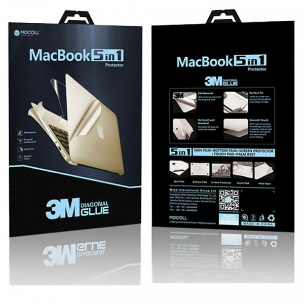 MOC0314 - Bộ dán MacBook Pro 14 inch 2021 Mocoll 5 in 1 - 4