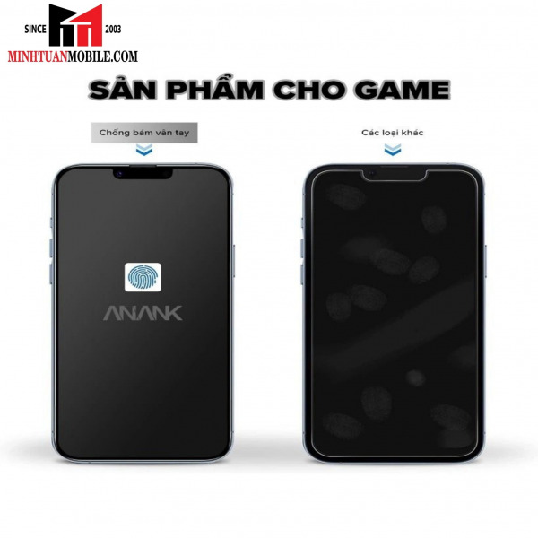 24652470 - Cường lực chống vân tay iPhone 14 Plus 13 Pro Max ANANK (viền đen) - 8