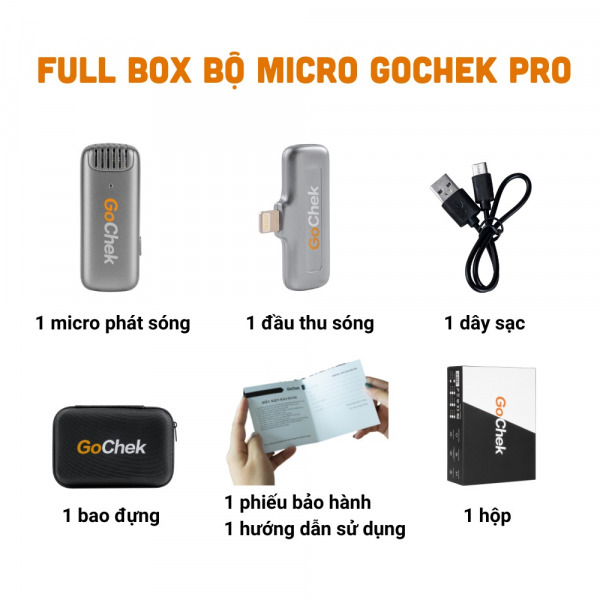 GCA02PRO - Micro thu âm GoChek Pro cho Lightning ( Single ) - 2