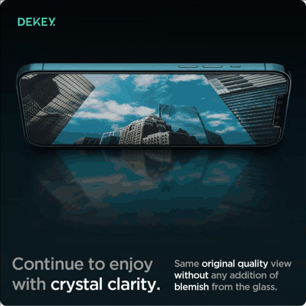 41180251000 - Cường lực iPhone 12 12 Pro Dekey Luxury ( không viền ) - 3