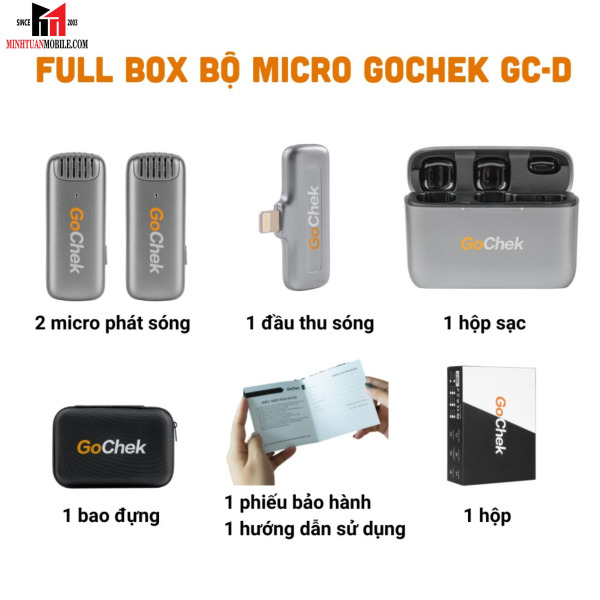 GCD02 - Micro thu âm GoChek Pro cho Lightning ( Dual ) D02 - 4