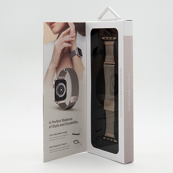41DANGRN - Dây đeo Apple Watch 38 40 41mm UNIQ Dante Milan Mesh Steel Strap - 3