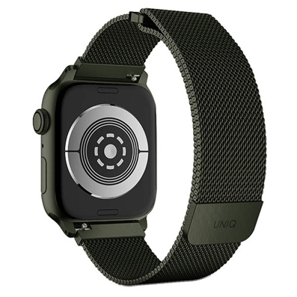 45DANGRN - Dây đeo Apple Watch 42 44 45mm UNIQ Dante Milan Mesh Steel Strap - 2