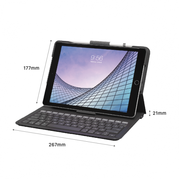 103007169 - Ốp lưng kèm bàn phím iPad 10.2 inch 10.5 inch ZAGG Messenger Folio 2 - 3