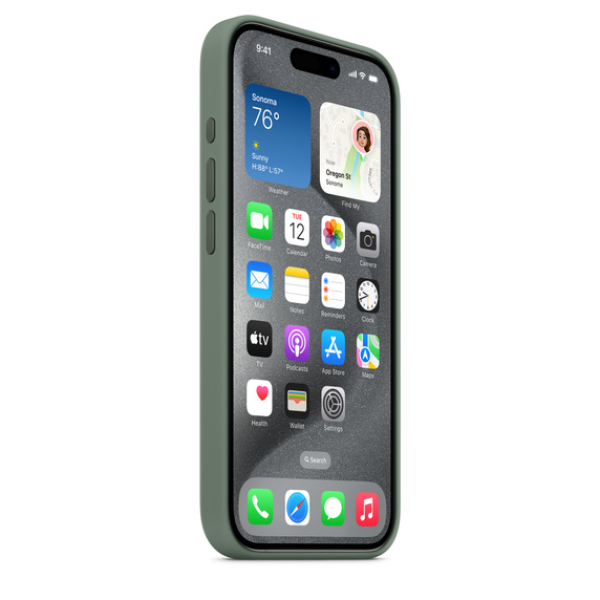 MT1G3FE A - Ốp lưng MagSafe iPhone 15 Pro Apple Silicone Chính Hãng - 7