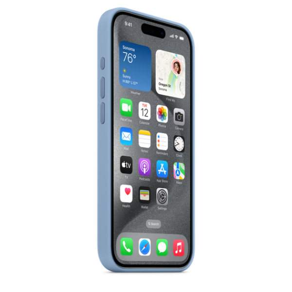 MT1G3FE A - Ốp lưng MagSafe iPhone 15 Pro Apple Silicone Chính Hãng - 10