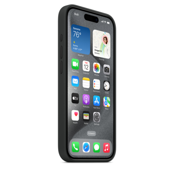 MT1G3FE A - Ốp lưng MagSafe iPhone 15 Pro Apple Silicone Chính Hãng - 25