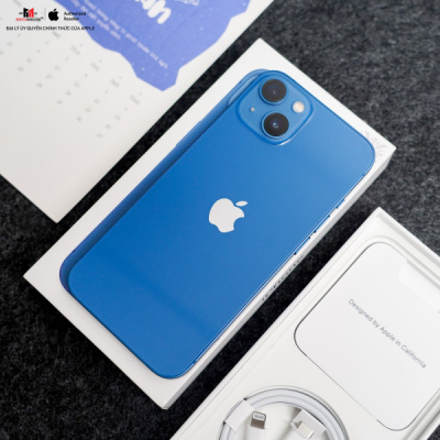 [KÈO THƠM] iPhone 13 128GB Blue - Likenew Fullbox - chính hãng VN/A (Sạc 0 lần - Chưa xài - Cáp chưa bung)