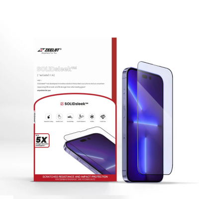 Cường lực chống ánh sáng xanh iPhone 14 Pro Zeelot Solidsleek