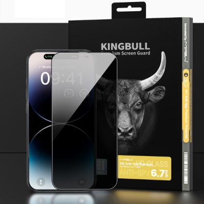 Cường lực chống nhìn trộm iPhone 15 Plus Mipow Kingbull Premium HD