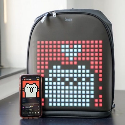 Balo Divoom Pixoo Backpack trang bị màn hình LED cực độc đáo
