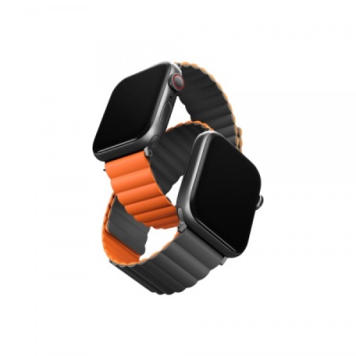 UNIQ45REVGRYORG - Dây đeo Apple Watch UNIQ Revix Reversible Magnetic Silicone Strap