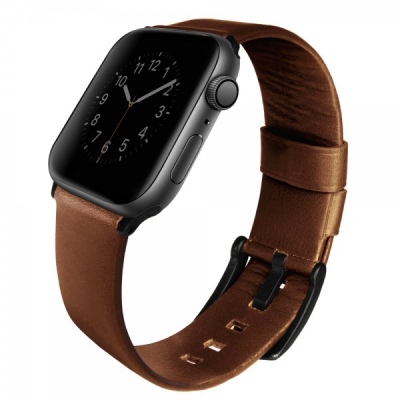 UNIQ44MONBWN - Dây da Apple Watch UNIQ Mondain Genuine Leather Strap