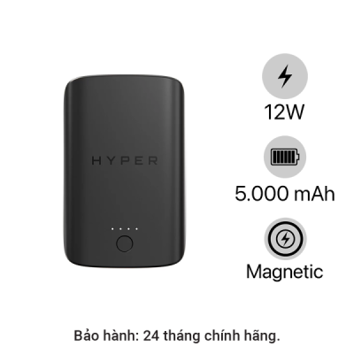 Pin sạc dự phòng HyperJuice Magnetic Wireless 5.000 mAh