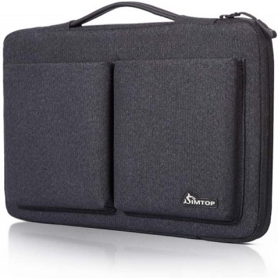 Túi chống sốc SIMTOP Leather Pocket 15.6'' black (S1005-E01D)